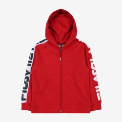 Fila Verticale Fleece - Poikien Verryttelypuvut - TummanPunainen | FI-24789